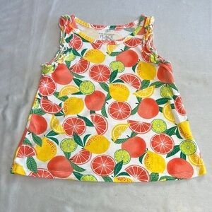 The Children's Place - Red and Yellow Tank Top with Citrus Print